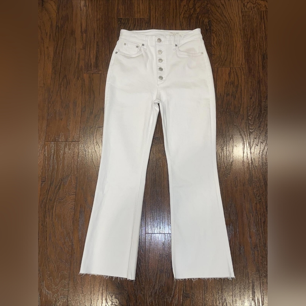 Rag & Bone White Flare Women's Jeans
